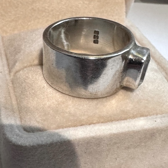 💎✨ Bold & Blingy Sterling Silver Pave Crystal Ring – Sparkle That Stops Traffic - Picture 6 of 16